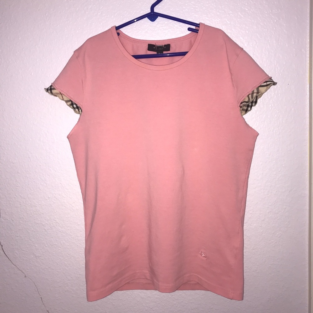 burberry pink shirt